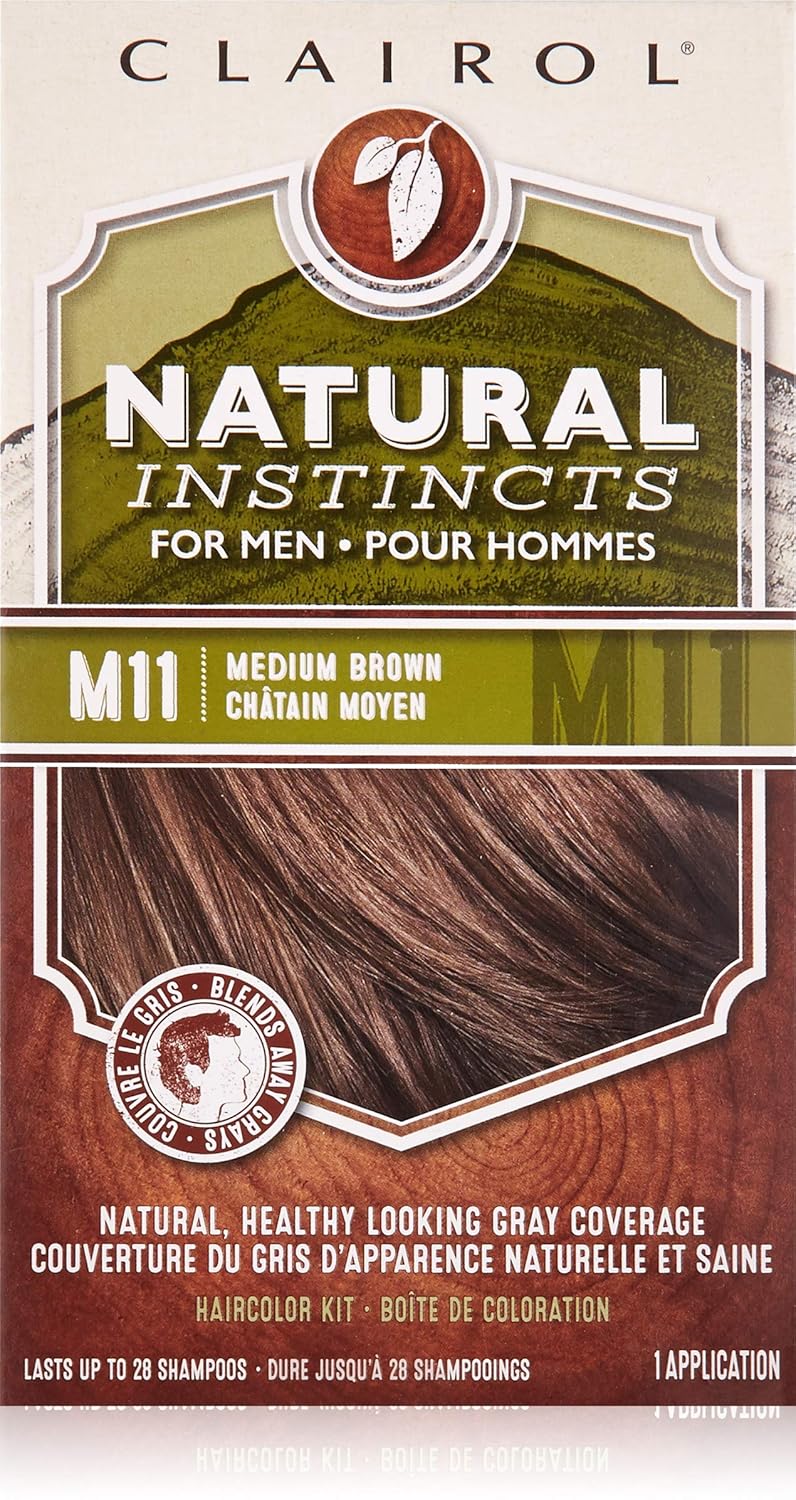 Amazon Com Natural Inst Men M11 Md Brown Kit Chemical Hair