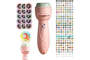 Projector Flashlights for Kids 120 Patterns & 15 Theme Story Projector Fun Play Educational Toy Flashlight for Girls Boys 18 
