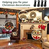 Moosono Q-Hanger 35Pcs Screw-in Hooks for Outdoor Lights Fence Hanging view 7