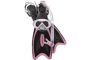 Cressi Adult Light Weight Premium Travel Snorkel Set - Mask & Fins Made in Italy - Palau Set: by Cressi, Quality Since 1946