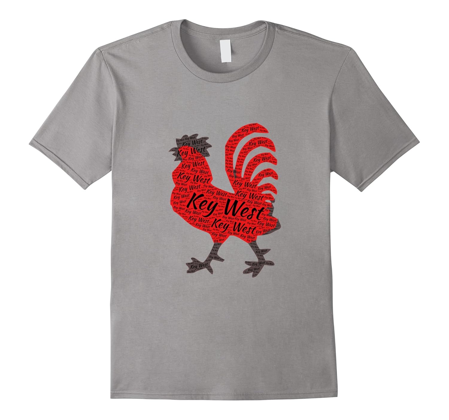 Girl Gift Tees Key West Florida Keys Chicken Souvenir Tshirt-Rose