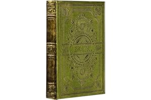 DROFELY Decorative Book Box Vintage Style Fake Book Olive Green Faux Leather Embossed Book Box Vintage Book Storage Box 3-03