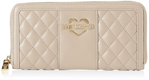 Love Moschino Damen Portafogli Quilted Nappa Pu Geldbörse, 3x10x20 cm