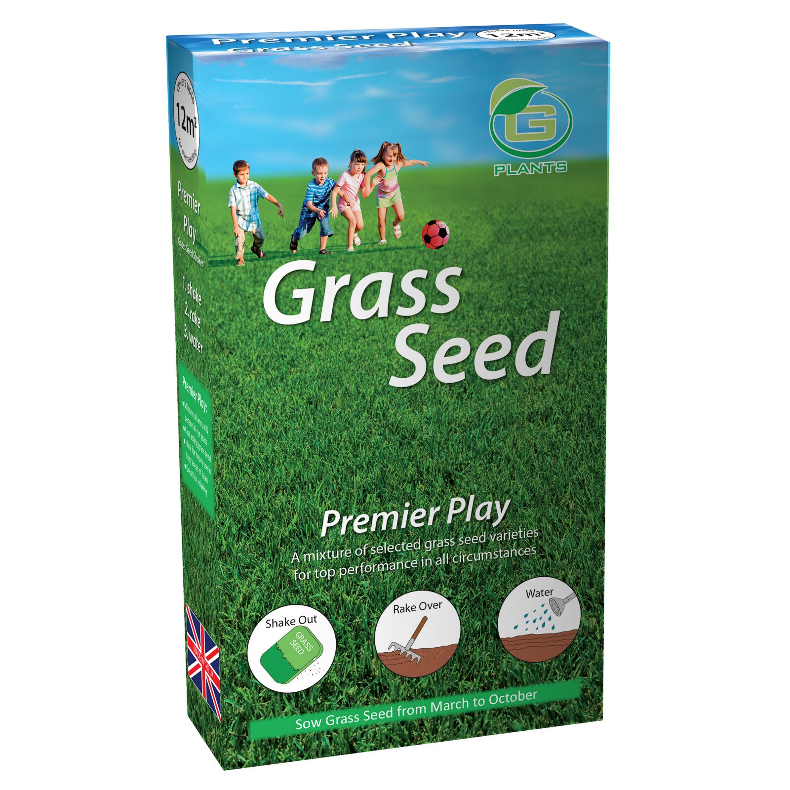 G Plants 200g Grass Seed Premier Play