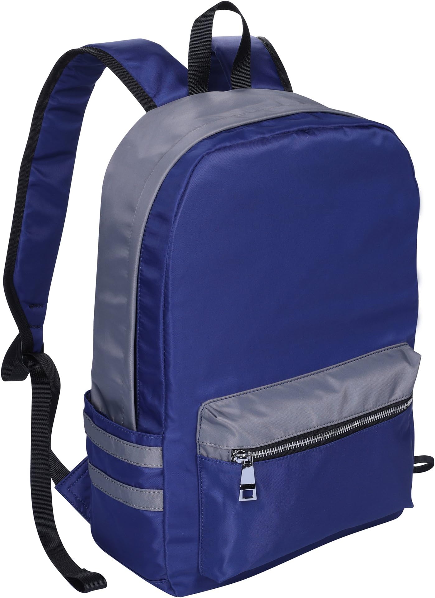 Casual Backpack for Women Men Boys Girls,Unives Nylon Water Resistant Rucksack 14 inch Laptop Backpack Casual Travel Daypack Lightweight Satchel Knapsack for Teens,Blue