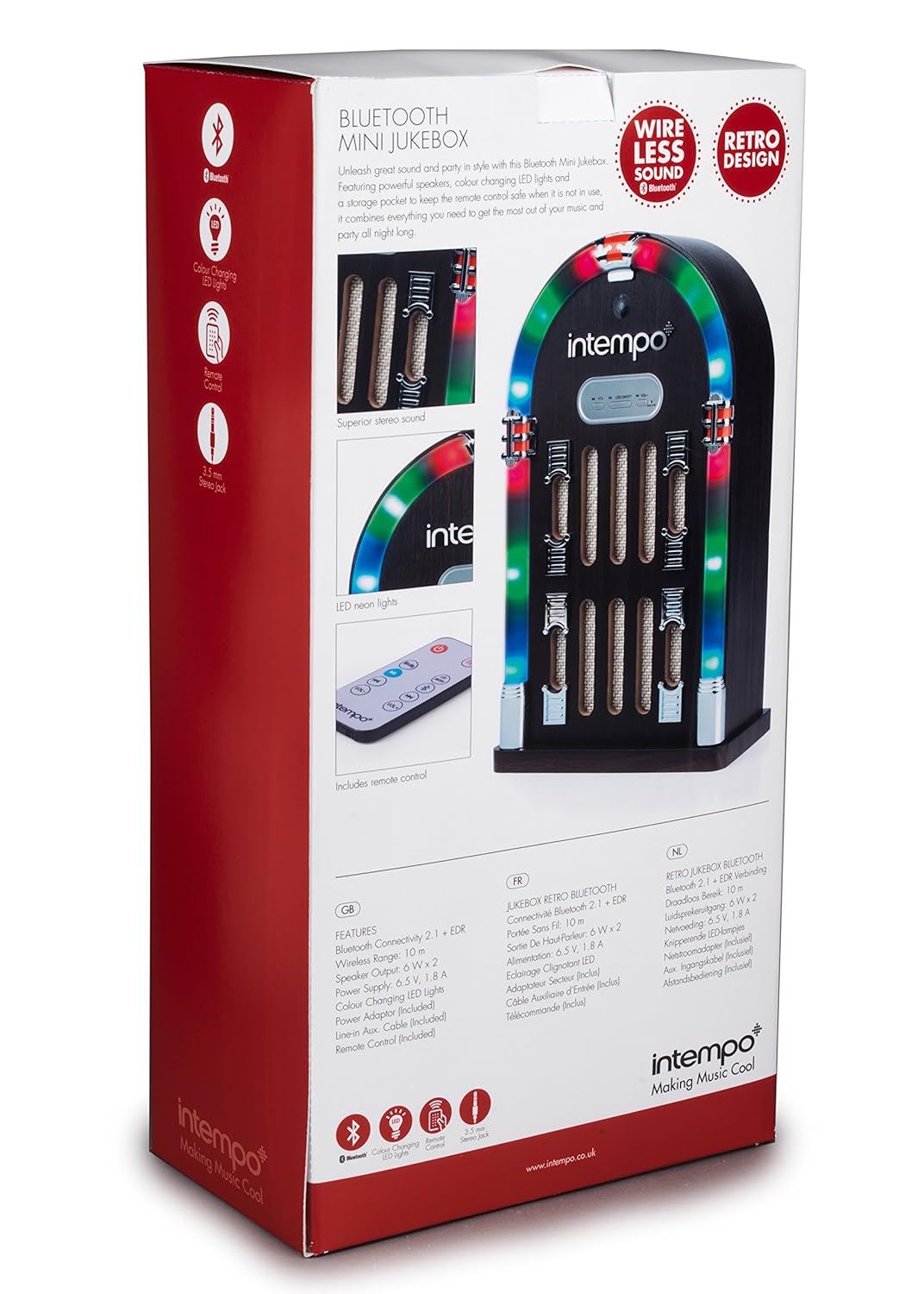 intempo mini bluetooth speaker