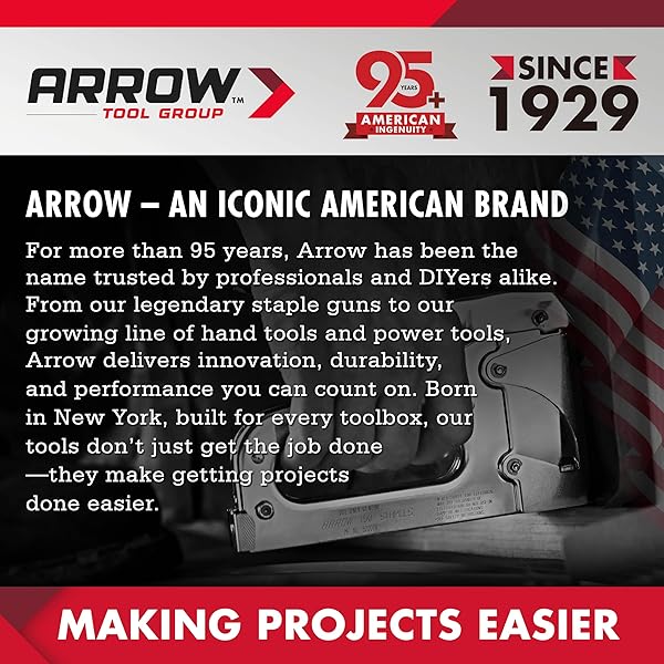 ARROW ELECTRIC STAPLE GUN KIT, CORDED STAPLER WITH 3750 PIECES T50 1/4″, 3/8″, 1/2″ STAPLES, FOR UPHOLSTERY PROFESSIONAL AND DIY PROJECTS, T50ACD