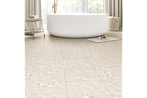 20 Pack Cover 20 Sq.Ft Peel and Stick Floor Tiles, 12” x 12” Self Adhesive Vinyl Flooring Easy DIY Installation for Kitchen, 