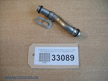 Olleitung Rohr Olkuhler Mokka Astra H J Zafira B C Insignia Vectra 1 6 1 8 Opel Amazon De Auto