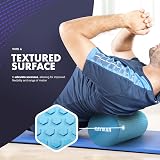 KAYMAN Foam Roller Sports Recovery Deep Tissue 44.5 x 15cm Blue view 6