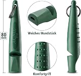 ACME Dog Whistle No. 211.5 Alpha Matte Black Forest Green view 2