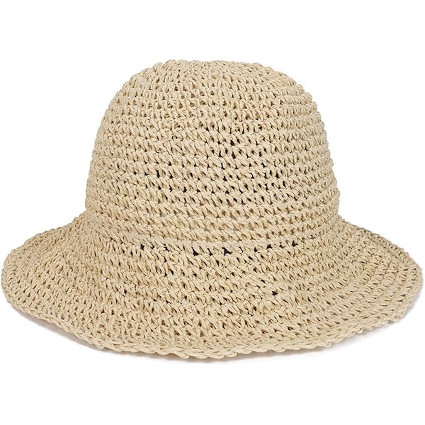 Gheri Hemp Cotton Straw Sun Hat Panama Wide Brim Summer Holiday Colorful Rainbow A-143780