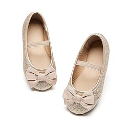 Felix & Flora Toddler Little Girl Gold Dress Shoes