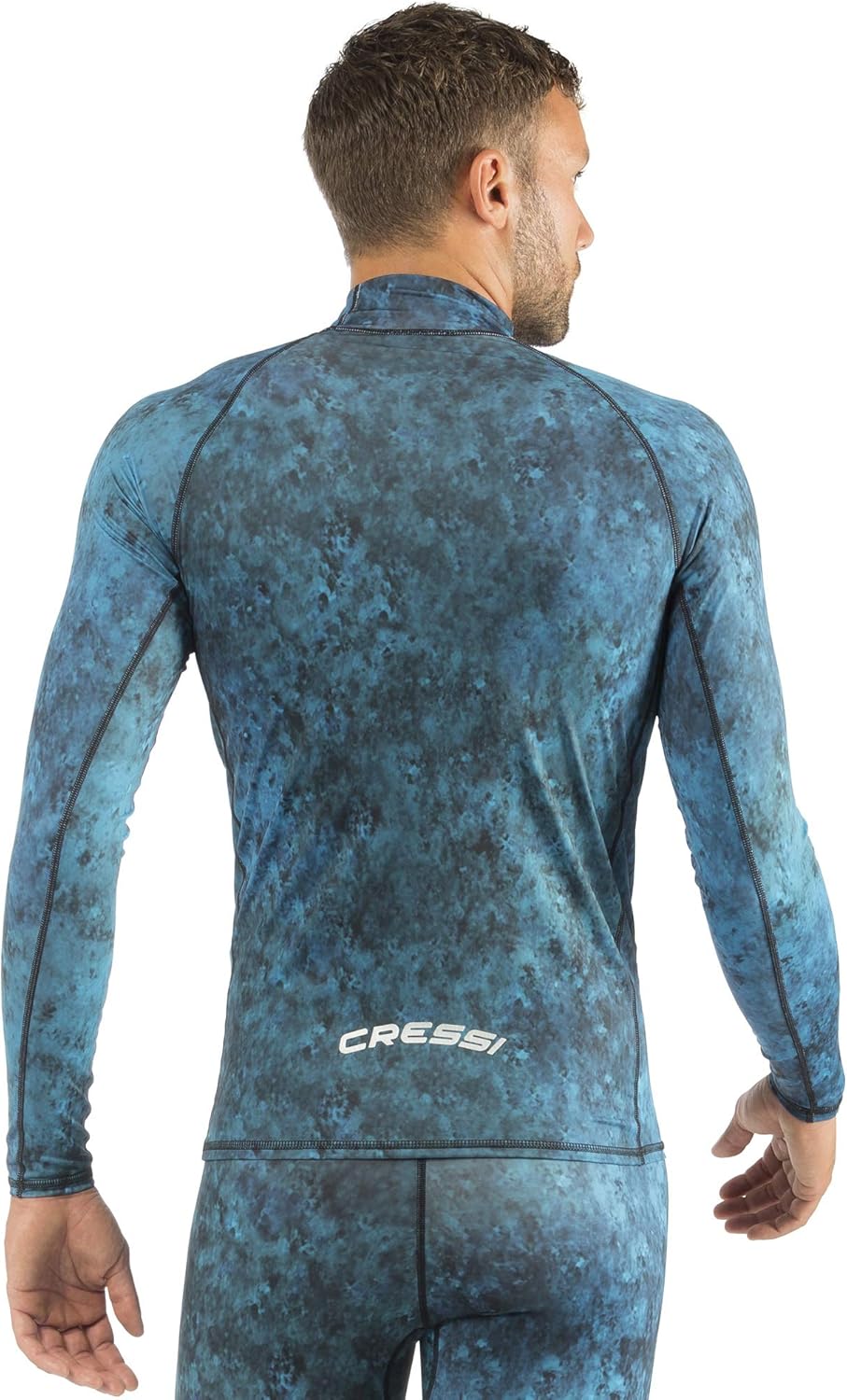Cressi Camouflage Rash Guard for Scuba Diving Videomakers and Spearfishing - Hooded and Crew-Neck- get The Hunter Equipment : Clothing