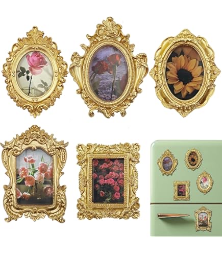 Amazon.com - 97 Decor Small Gold Picture Frames Set (No Standing