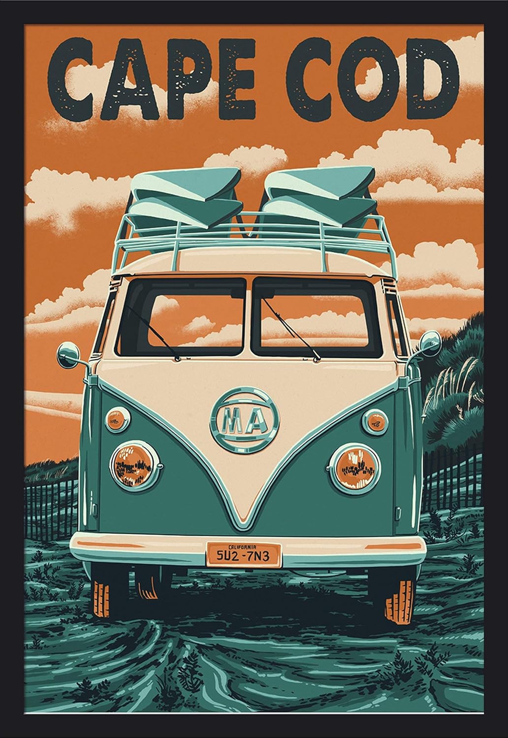 Cape Cod MA Poster Print Art Decor