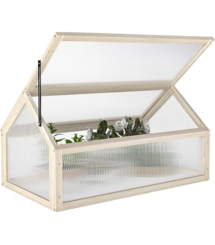 VegTrug Gewächshaus-Set Mit Insektenschutz – Kleiner Rahmen, Polyethylen-Abdeckung & Mikronetz, Weiß