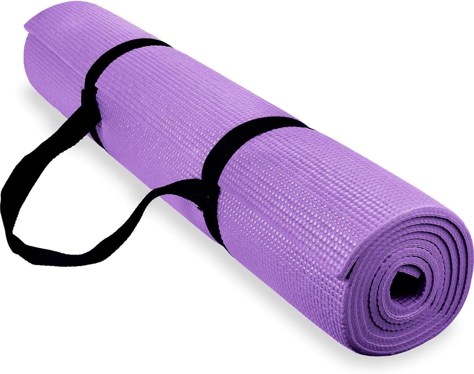 Spoga 1/4-Inch Anti-Slip Exercise Yoga Mat with Carrying Strap