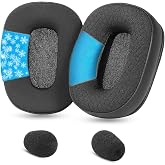 YunYiYi B450XT Replacement Earpads for BlueParrott B450-XT/S450 Headset | Ear Pads with Softer Memory Foam High Density Noise Cancelling Foam Added Thickness-Black