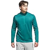 Adidas Mens Performance Printed Quarter-Zip Pullover