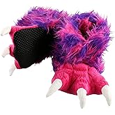 Lazy One Animal Paw Slippers for Kids and Adults, Fun Costume for Kids, Cozy Furry Slippers
