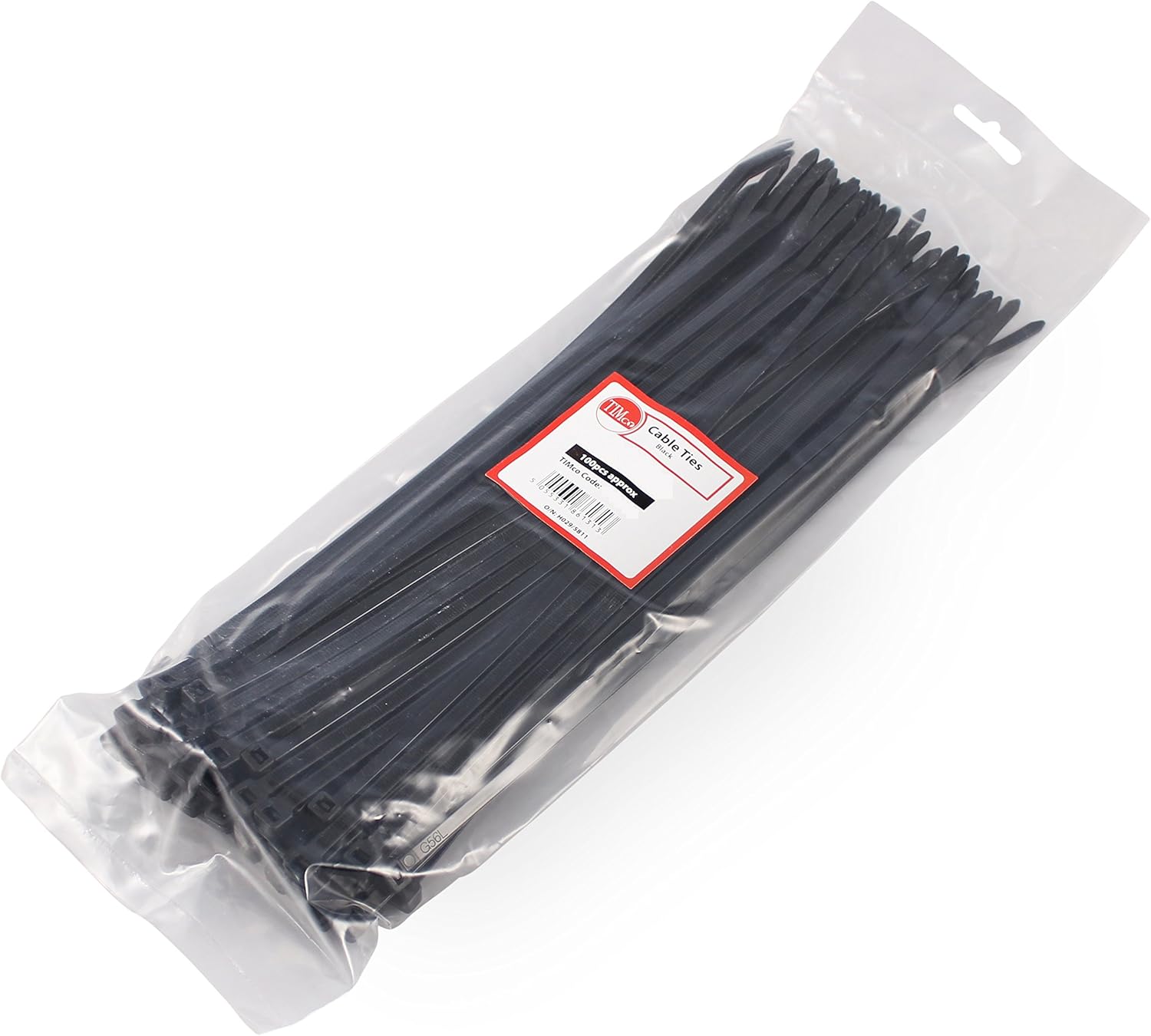 TIMCO Cable Tie 4.8 x 300 - Black - Bag of 100 - Image 3