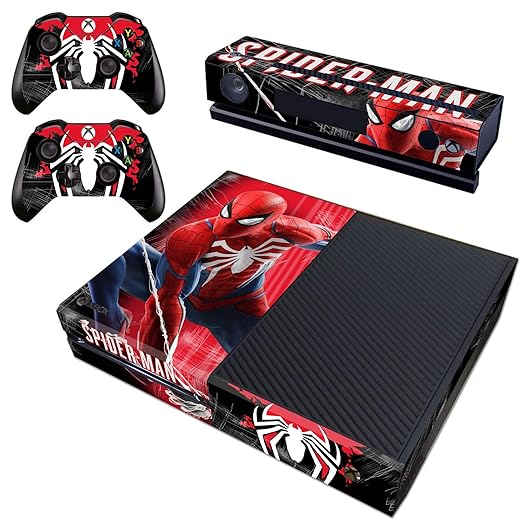 Decal Moments Schutzfolie für Xbox One Konsole Kinect 2 Controller Spiderman