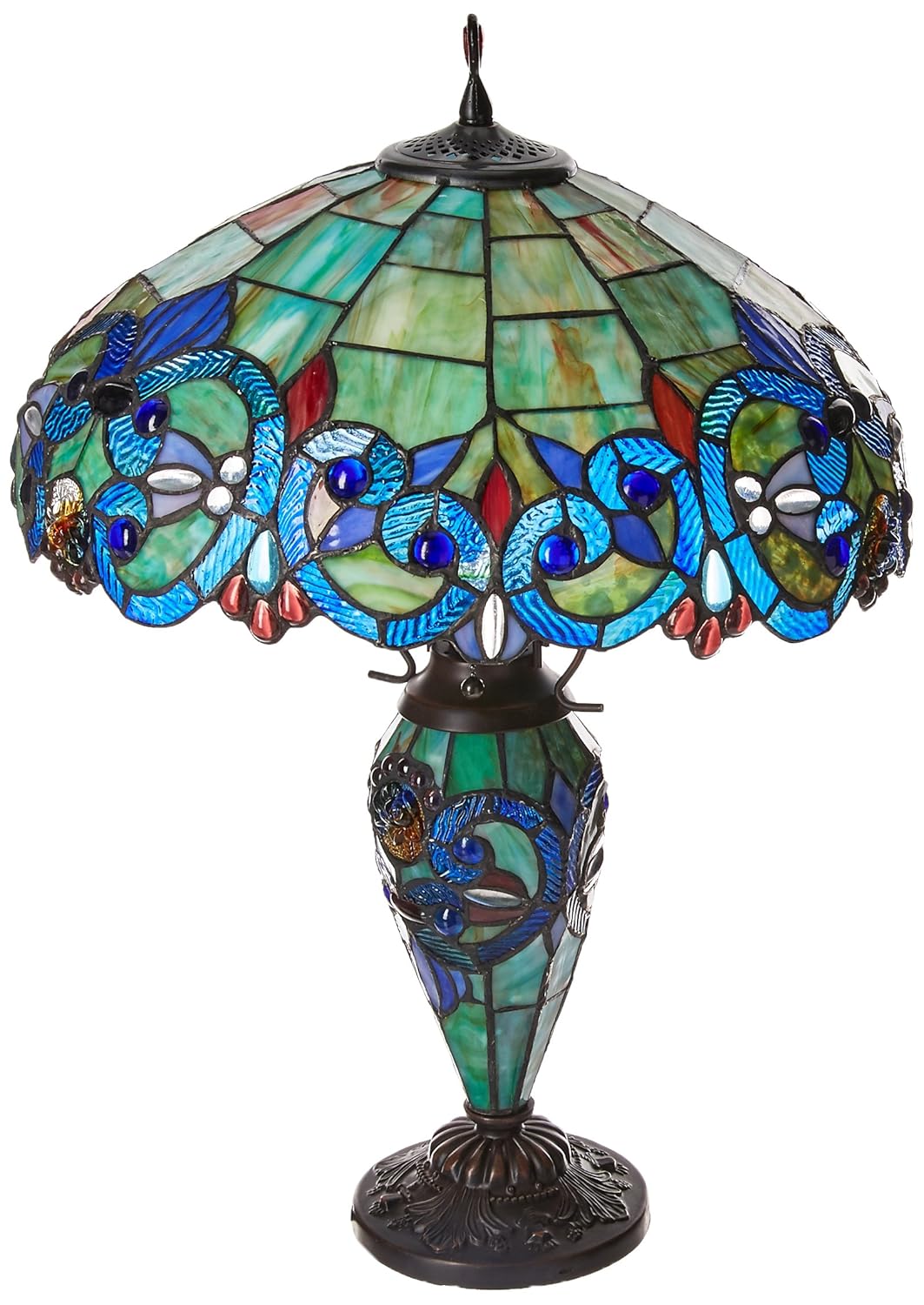 Best Small Double Lit Tiffany Style Table Lamps