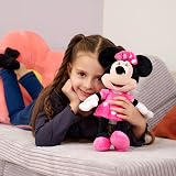 Disney Simba Minnie Mouse Official Cuddly Toy 25cm Pink White view 5
