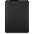 WD 1TB Elements Portable External Hard Drive HDD, USB 3.0, Compatible with PC, Mac, PS4 & Xbox - WDBUZG0010BBK-WESN