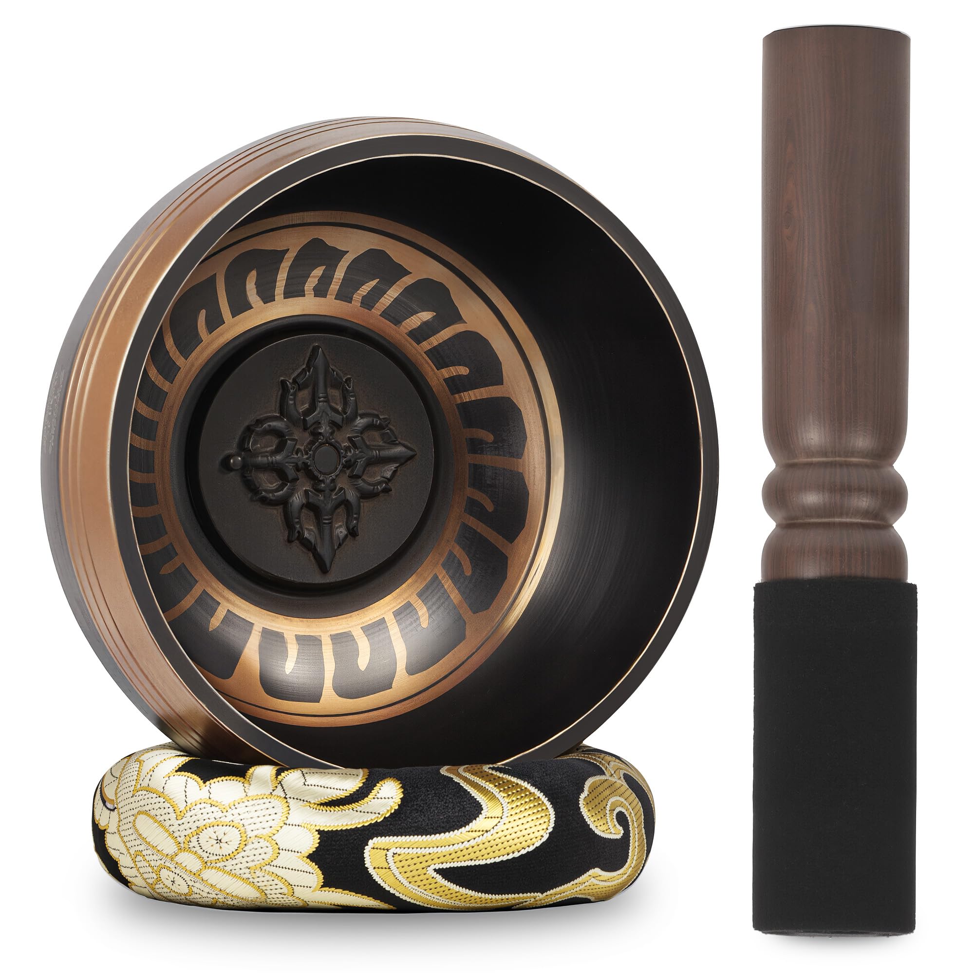 DiDiBirDi 3.54In Tibetan Singing Bowl Set Handmade in Nepal Sound Bowl for Yoga,Meditation,Mindfulness and Relaxations