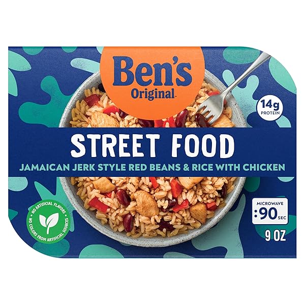 BEN’S ORIGINAL STREET FOOD JAMAICAN JERK STYLE BEANS...