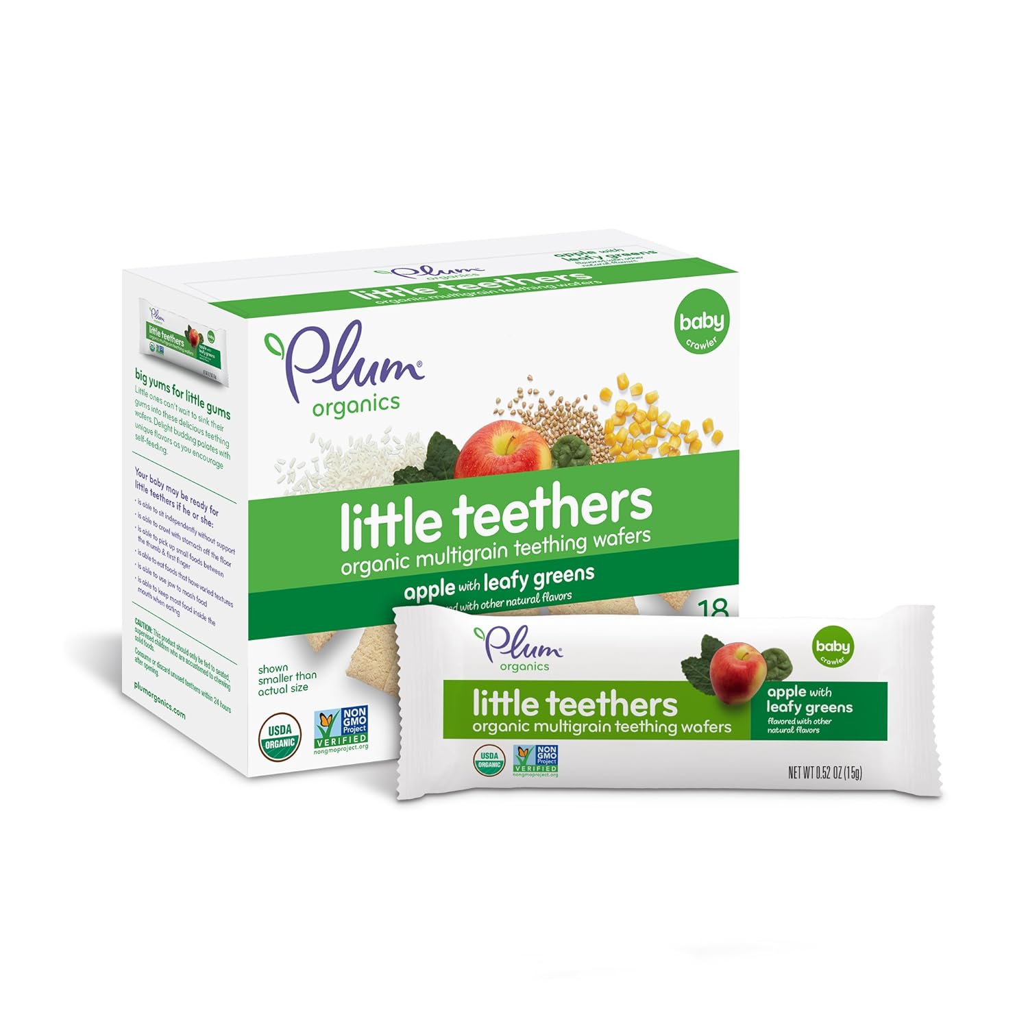 plum organics teething wafers