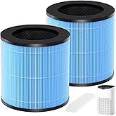 MJ003HD Replacement Filter Compatible with POMORON MJ003HD Air Purifier, 4-in-1 High-Efficiency Filtration with Activated Carbon Filter, MJ003HD-RF (2 Pack)