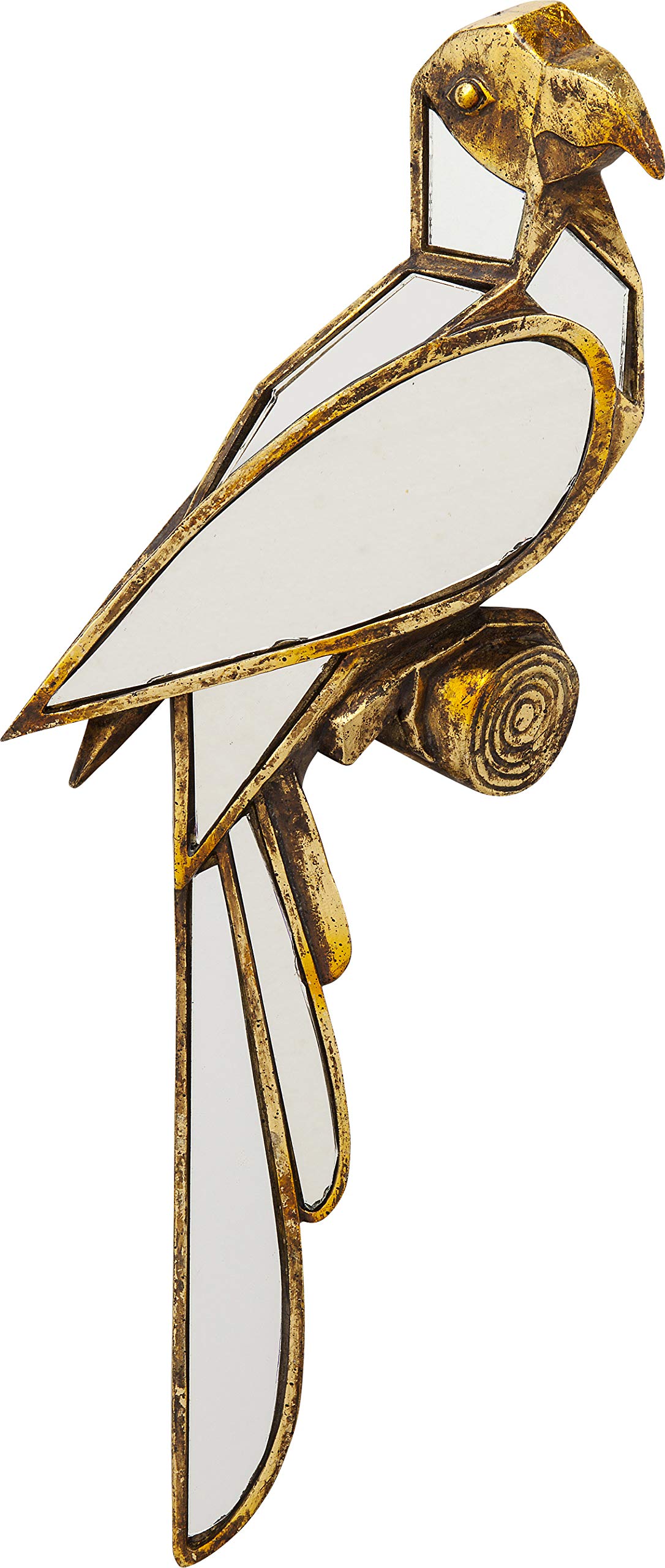 Kare Design Wall object Parrot Mirror, 43x15x6 cm, Wall figurine, Design, Home decor, Modern, Interior, Decoration, Home trend, Gift, Table decor, Living room