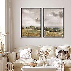 MUDECOR Framed Canvas Print Wall Art Gentle Hills