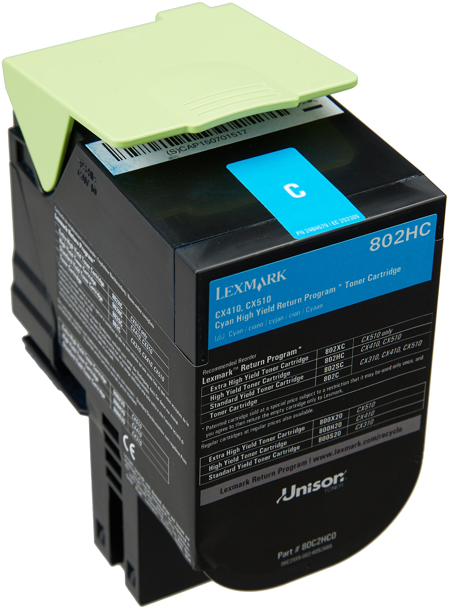 Lexmark Cy Rtn Prog 3K Tnr 80C2HC0 — image 1