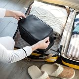 Elviros Water-Resistant PU Leather Toiletry Bag Men Large Travel Organizer view 9