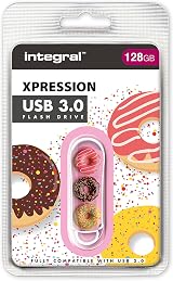 Integral 128GB USB 3.2 Funky Doughnut Design Memory Stick Pen Drive view 2