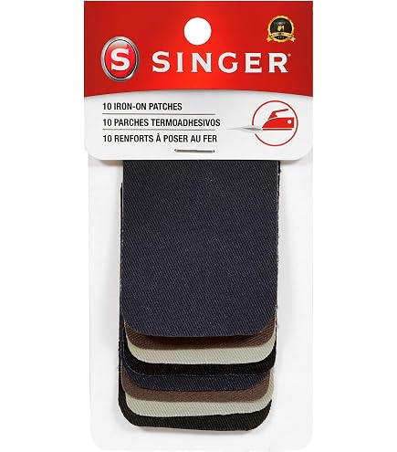 Guokuai 12-Pack Iron-On Fabric Repair Patches - 3"x4.25", Cotton, Strong Glue, Light/Dark Grey & White 6 thumbnail image