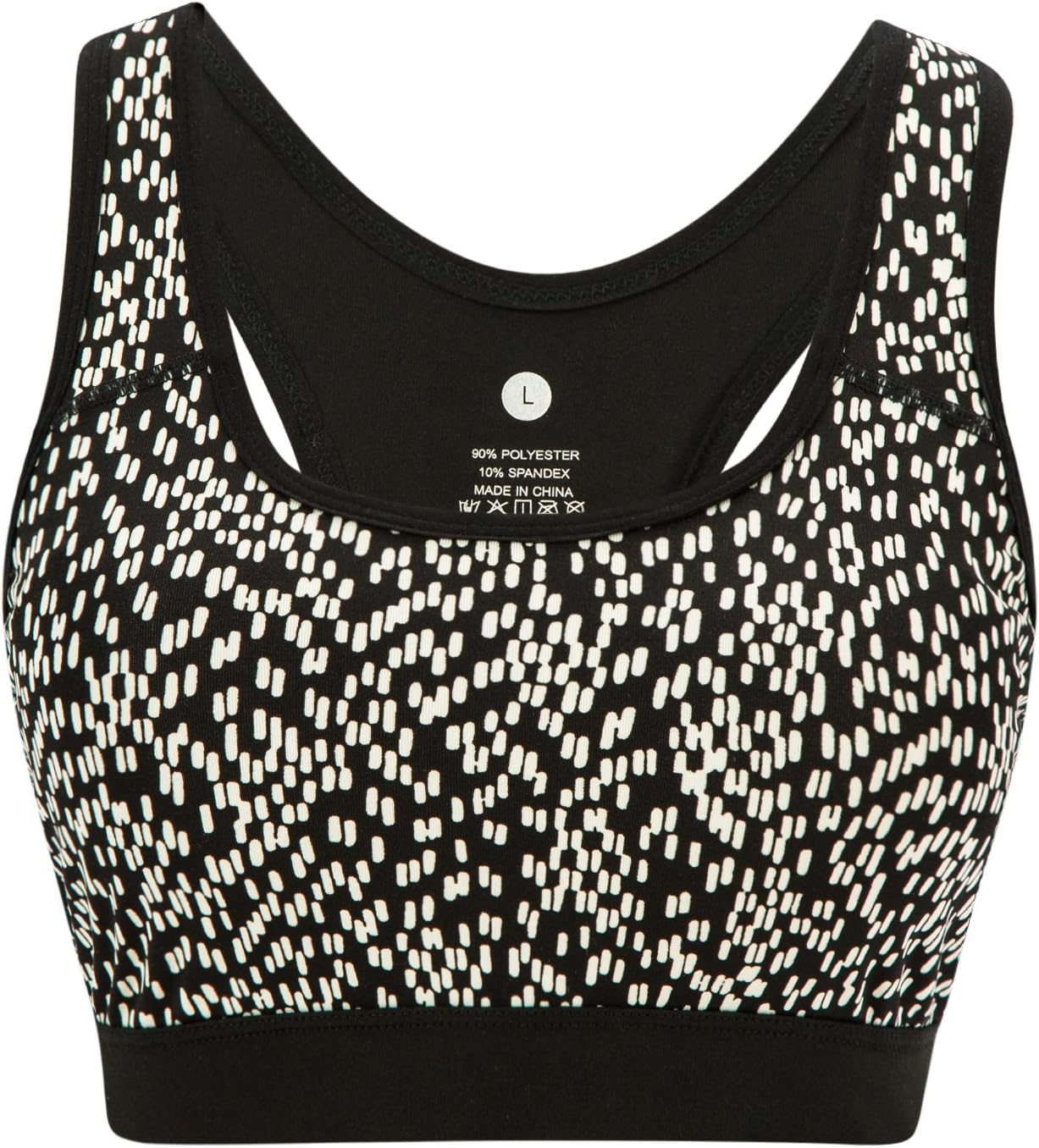 TEEMOGO Racerback Style Sports Bra - High Impact Support For Yoga Workout Fitness Outdoors With Removable Pads