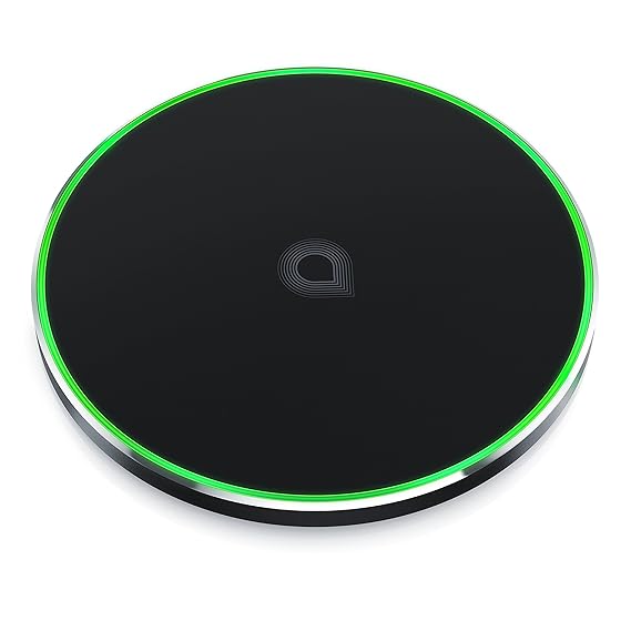 CSL - 10W Fast Wireless Charger | Induktions-Schnellladegerät | Induktionsladegerät mit Qi | Ladegerät für Samsung S9 / S8 / 