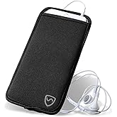 SYB Shield Your Body EMF Blocker Phone Case, Powerful Radiation Blocker for Cell Phone, Durable Anti Radiation Cell Phone Case, Black, XXL, for Phones Up to 4.33-Inches Wide (11 x 19 cm Pouch Size)