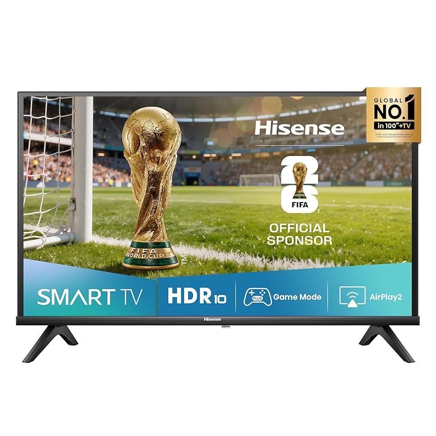 Hisense TV 32" HD Ready 2025 32E43QT, Smart TV VIDAA U8