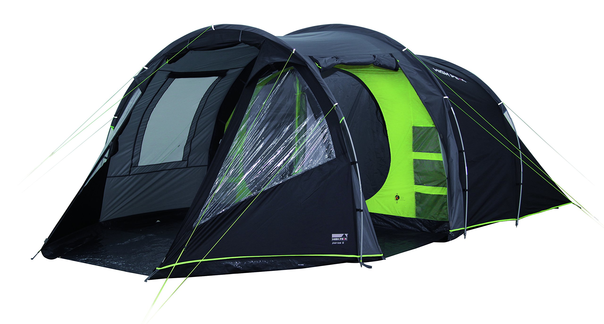 High Peak Paros 5 Tent – Dark Grey/Green, L