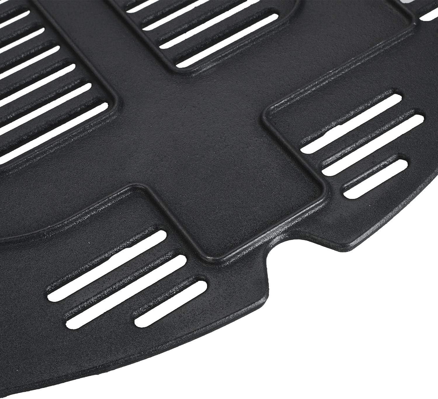 Denmay 63.5 x 45.2CM Cast Iron Cooking Grates for Weber Q300, Q320, Q3000,Q3200 Gas Grill - Image 5