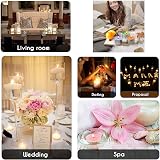 Runmeihe 25Pcs Wood Wicks 5" Candle Wick Kit with 25 Iron Stands for DIY Candles view 6