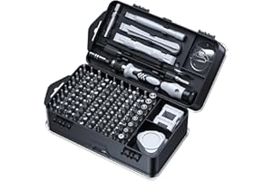 AXTH 115-in-1 Precision Screwdriver Set, [Super Durable] Mini Professional Magnetic Repair Tool Kit, Small Screwdriver for Phone, Computer, Watch, Laptop, Macbook, Eyeglass, Electronic