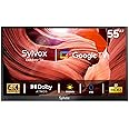SYLVOX Outdoor TV, 55 inch 2000 Nit High Brightness Smart Outdoor TV, 4K Sunlight Readable Display, IP55 Waterproof, Smart TV for Outdoor Households or Commercial Places (Pool Pro 2.0/2024)