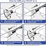 Pilot G207 Retractable Gel Rollerball 0.7 mm Blue Pen view 4